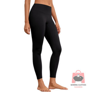 High-Waisted Tummy Control Leggings – Seamless Front, Butt-Lifting Workout Tights